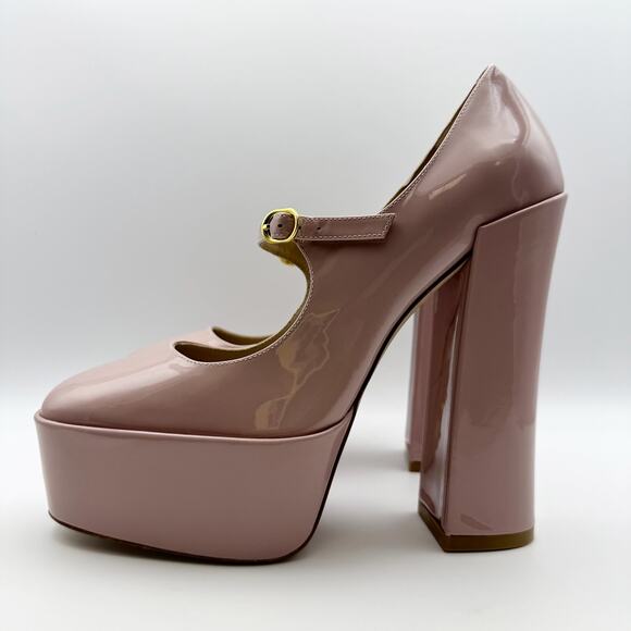 Stuart Weitzman Womens Skyhigh 145 Mary Jane Platform Pump US 9.5 Pink NWOB - Picture 8 of 12